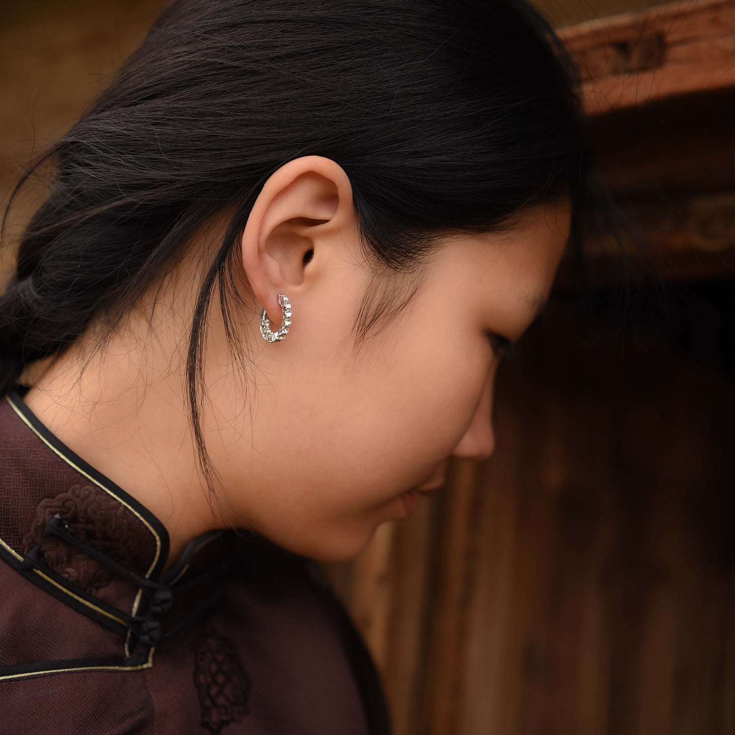 "Present" earrings