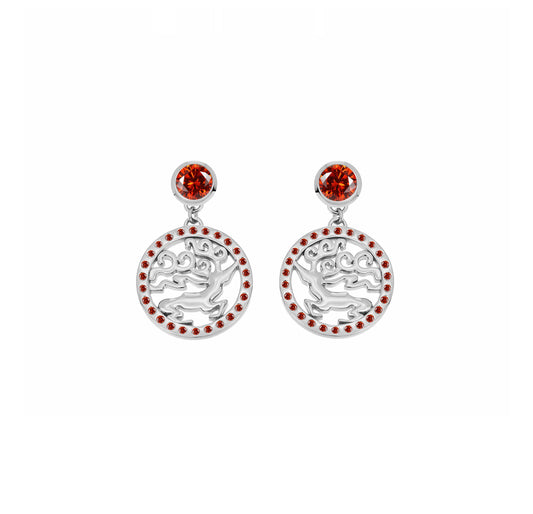 "Goo Maral" short earrings