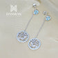 "Goo Maral" long earrings