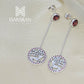 "Goo Maral" long earrings