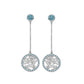 "Goo Maral" long earrings