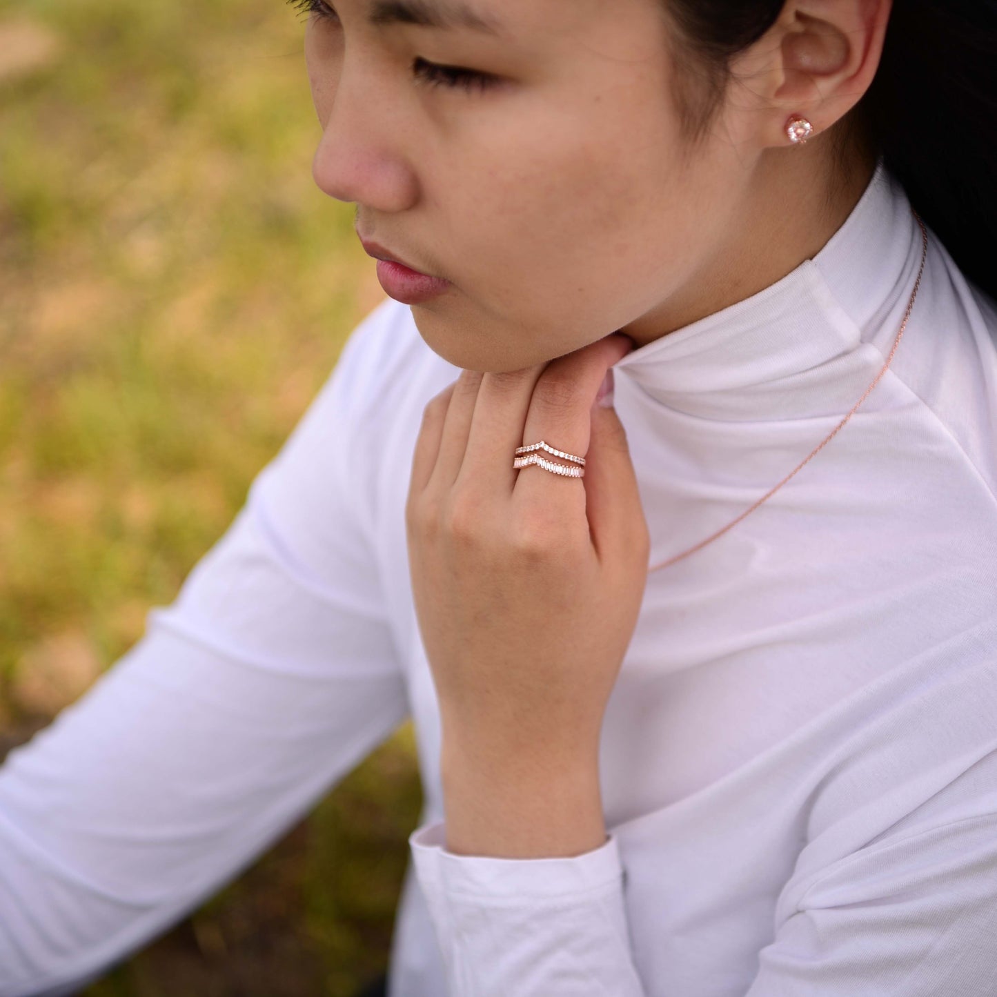 "Present" earrings