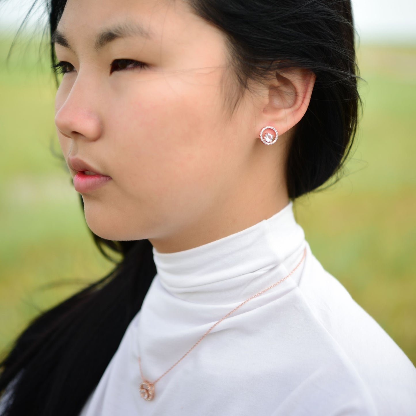 "Present" earrings