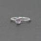 Silver ring with Rough Ethiopian Opal